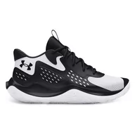 Buty sportowe męskie - Buty do koszykówki Under Armour Jet' 23 black/white/black - miniaturka - grafika 1