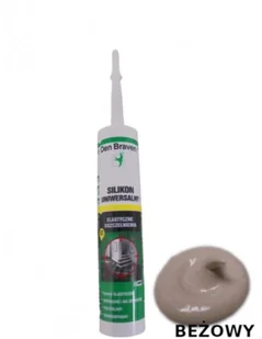 Den Braven Silikon uniwersalny beżowy 310ml 12443 - Silikony - miniaturka - grafika 1