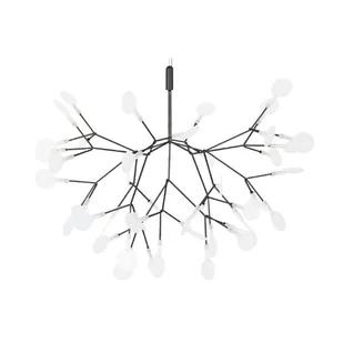 Lampa wisząca FLORA 72 czarna - LED, metal XCP8245-72.BLACK - Lampy sufitowe - miniaturka - grafika 1