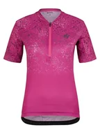 Koszulki i topy damskie - Ziener NALADIA damska koszulka rowerowa, rower górski, wyścigowy, oddychająca, szybkoschnąca, elastyczna, z krótkim rękawem, Light Plum, 34 - miniaturka - grafika 1