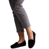 Mokasyny damskie - Czarne mokasyny Big Star NN274929 - miniaturka - grafika 1