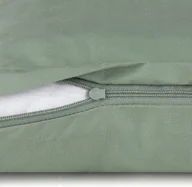 Poszewki na poduszki - Poszewki Na Poduszki Z Mikrofibry Na Zamek 40X40Cm 2Szt Brązowy - miniaturka - grafika 1