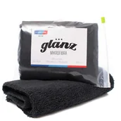 Kosmetyki samochodowe - Super Mikrofibra Glanz 40X40Cm Gramatura 320G/M2 (Czarna) - miniaturka - grafika 1