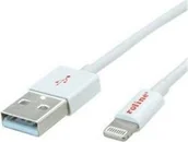 Kable USB - Kabel USB Roline USB-A - 1 m Biały JAB-2081282 - miniaturka - grafika 1