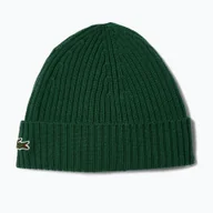 Czapki damskie - Czapka zimowa Lacoste RB0001 green - miniaturka - grafika 1