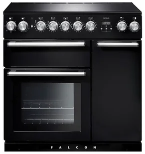 Kuchenka elektryczna Kuchnia z płytą indukcyjną FALCON Nexus 90 Czarny chrom NEX90EIBL/C-EU - Kuchenki elektryczne - miniaturka - grafika 1