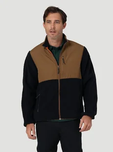 Męska kurtka przejściowa Wrangler FZ CAMP FLEECE S - Kurtki męskie - miniaturka - grafika 1