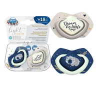 Smoczki uspokajające - CANPOL BABIES SMOCZEK SILIKONOWY SLEEPY KOALA 18m+ 2 szt BOY - miniaturka - grafika 1