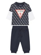 Komplety dla niemowląt - Guess Komplet dziecięcy I5YG00 K8HM4 Granatowy Regular Fit - miniaturka - grafika 1