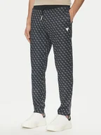 Spodnie sportowe męskie - Guess Spodnie dresowe Korbin Z2BB05 FL04Q Czarny Regular Fit - miniaturka - grafika 1