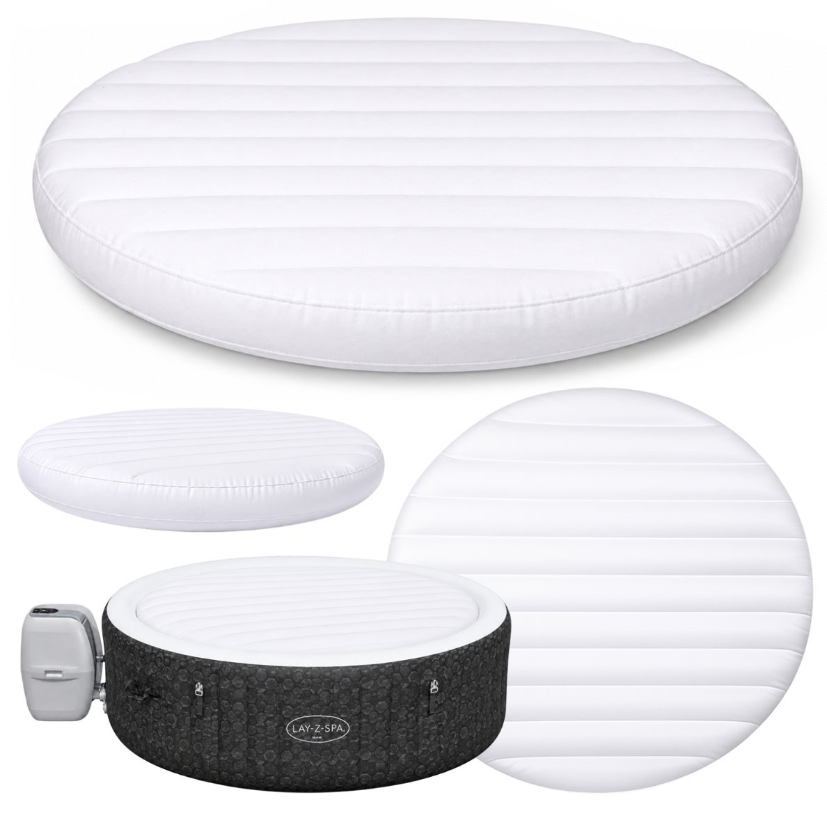 Bestway pokrowiec izolacyjny dmuchana osłona do jacuzi lay-z-spa 60095