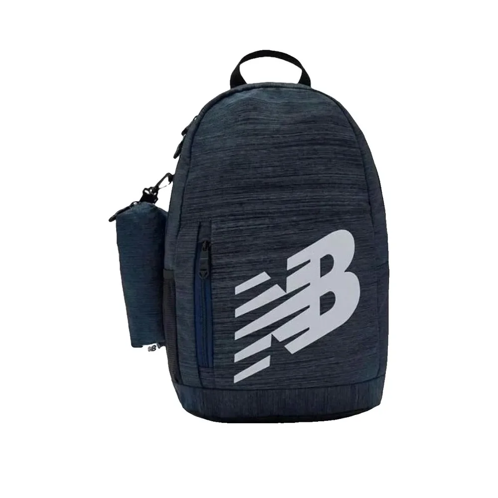 Plecak New Balance duży z zamkiem 42x30x10 cm materiał trwały