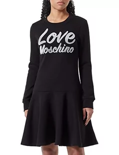 Love Moschino Sukienka damska, czarny, 40 - Sukienki - miniaturka - grafika 1