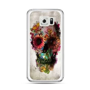 Etui, Samsung Galaxy S7, czaszka z kwiatami - Etui i futerały do telefonów - miniaturka - grafika 1