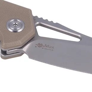 Nóż składany Kubey Knife New Vagrant Tan G10, Sandblast AUS-10 (KU291B) - Noże - miniaturka - grafika 8