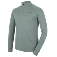 Bluzy sportowe męskie - Golf męski Husky Aron Zip M Rozmiar: XXL / Kolor: zielony - miniaturka - grafika 1