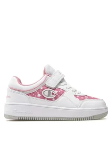 Champion Sneakersy Rebound Graphic S32688-CHA-WW006 Biały - Buty dla dziewczynek - miniaturka - grafika 1
