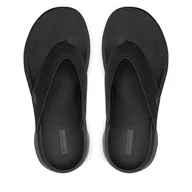 Klapki i japonki męskie - Japonki Skechers Go Walk Flex Sandal-Vallejo 229202/BBK Czarny - miniaturka - grafika 1