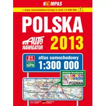 Carta blanca  Polska Atlas samochodowy 1:300 000 - Atlasy i mapy - miniaturka - grafika 1