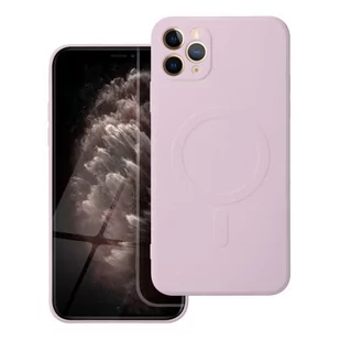 OEM Futerał Silicone Mag Cover Do Iphone 11 Pro Max Różowy - Etui i futerały do telefonów - miniaturka - grafika 1
