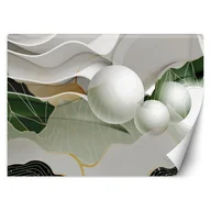 Fototapety - Fototapeta, Abstrakcyjne fale, kule 3D (Rozmiar 300x210) - miniaturka - grafika 1