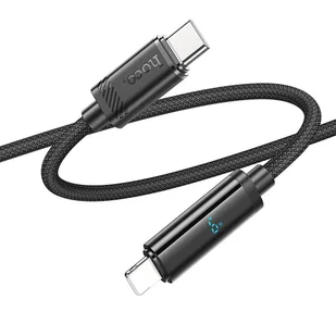 HOCO kabel USB do Iphone Lightning 8-pin Power Delivery 27W U127 1,2m czarny - Kable USB - miniaturka - grafika 1