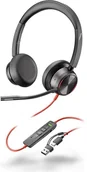 Słuchawki - Poly Headset Blackwire C8225-M Stereo USB-C/A bulk - miniaturka - grafika 1