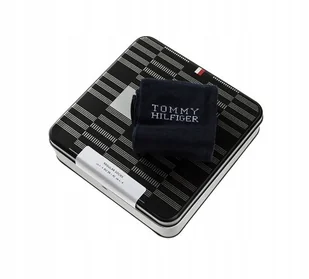 SKARPETKI TOMMY HILFIGER 4 PARY GIFTBOX 4 SZTUKI PREZENT r. 39-42 CZARNE - Skarpetki męskie - miniaturka - grafika 1