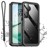 Etui i futerały do telefonów - Etui Wodoodporne do Samsung Galaxy S25 Plus Alogy HydroArmor™ IP68 Case z przezroczystym tyłem Pancerna obudowa 360 - miniaturka - grafika 1