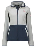 Kurtki damskie - Geographical Norway Kurtka polarowa "Touki" w kolorze granatowo-szarym - miniaturka - grafika 1