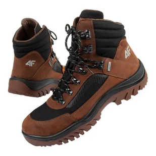 Buty trekkingowe 4F M OBMH253 81S brązowe - Buty trekkingowe męskie - miniaturka - grafika 1