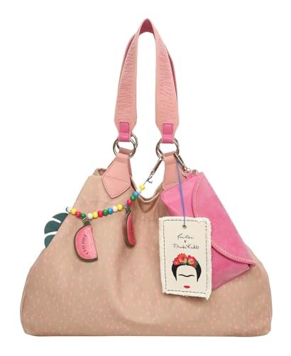 Fritzi aus Preussen Fritzi x Frida Kahlo Izzy Medium Canvas Melon Shopper, Canvas Melon