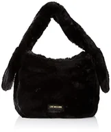 Torebki damskie - Love Moschino Damska torba na ramię Borsa Soft Pl Nero, czarna, 25 x 31 x 15 - miniaturka - grafika 1
