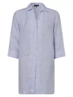 Koszule damskie - Franco Callegari - Damska bluzka lniana, wielokolorowy|niebieski - miniaturka - grafika 1