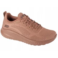Buty trekkingowe damskie - Buty na co dzień damskie SKECHERS BOBS SQUAD CHAOS - FACE OFF lekkie - miniaturka - grafika 1