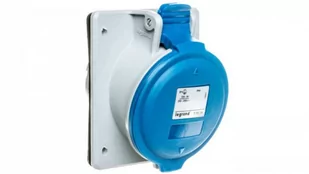 Gniazdo tablicowe 32A 3P 230V niebieskie IP44 P17 TEMPRA PRO 555284 - Gniazdka elektryczne - miniaturka - grafika 1