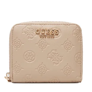 Mały Portfel Damski Guess Phoebe Slg SWPD96 65137 Beżowy - Portfele - miniaturka - grafika 1