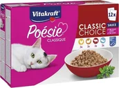 Mokra karma dla kotów - Vitakraft POESIE CLASSIQUE Multipak z rybą 12x85g - miniaturka - grafika 1