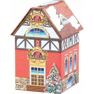 Basilur WINTER AVENUE 4 czarna herbata cejlońska WIŚNIA KARMEL WANILIA puszka - 100 g - Herbata - miniaturka - grafika 1