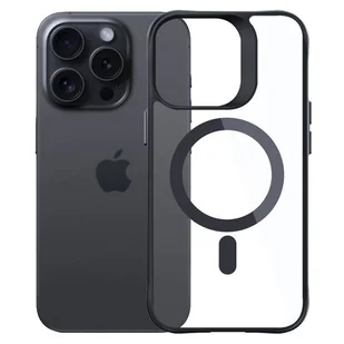 Etui XLINE Satin Guardx do Apple iPhone 16 Pro Przezroczysto-czarny | Bezpłatny transport - Etui i futerały do telefonów - miniaturka - grafika 1