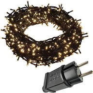 Oświetlenie świąteczne - Lampki 600 LED zewnętrzne na transformator ciepłe białe - miniaturka - grafika 1