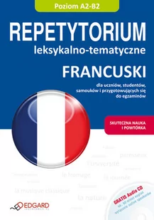 Edgard Francuski. Repetytorium leksykalno - tematyczne (książka + CD) - Edgard - Materiały pomocnicze dla uczniów - miniaturka - grafika 1