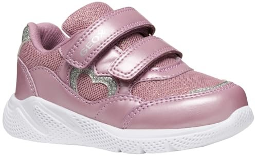 Geox Sneakersy dla chłopców i dziewczynek B SPRINTYE Girl, różowe, 27 EU, rose, 27 EU