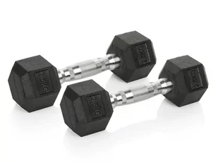 Zestaw hantli Hexagonalnych Vivo 2 x 2,5 kg - Hantle i ciężarki - miniaturka - grafika 1
