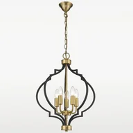 Lampy sufitowe - Cosmo Light Lampa wisząca NASHVILLE P05179BK AU P05179BK AU - miniaturka - grafika 1