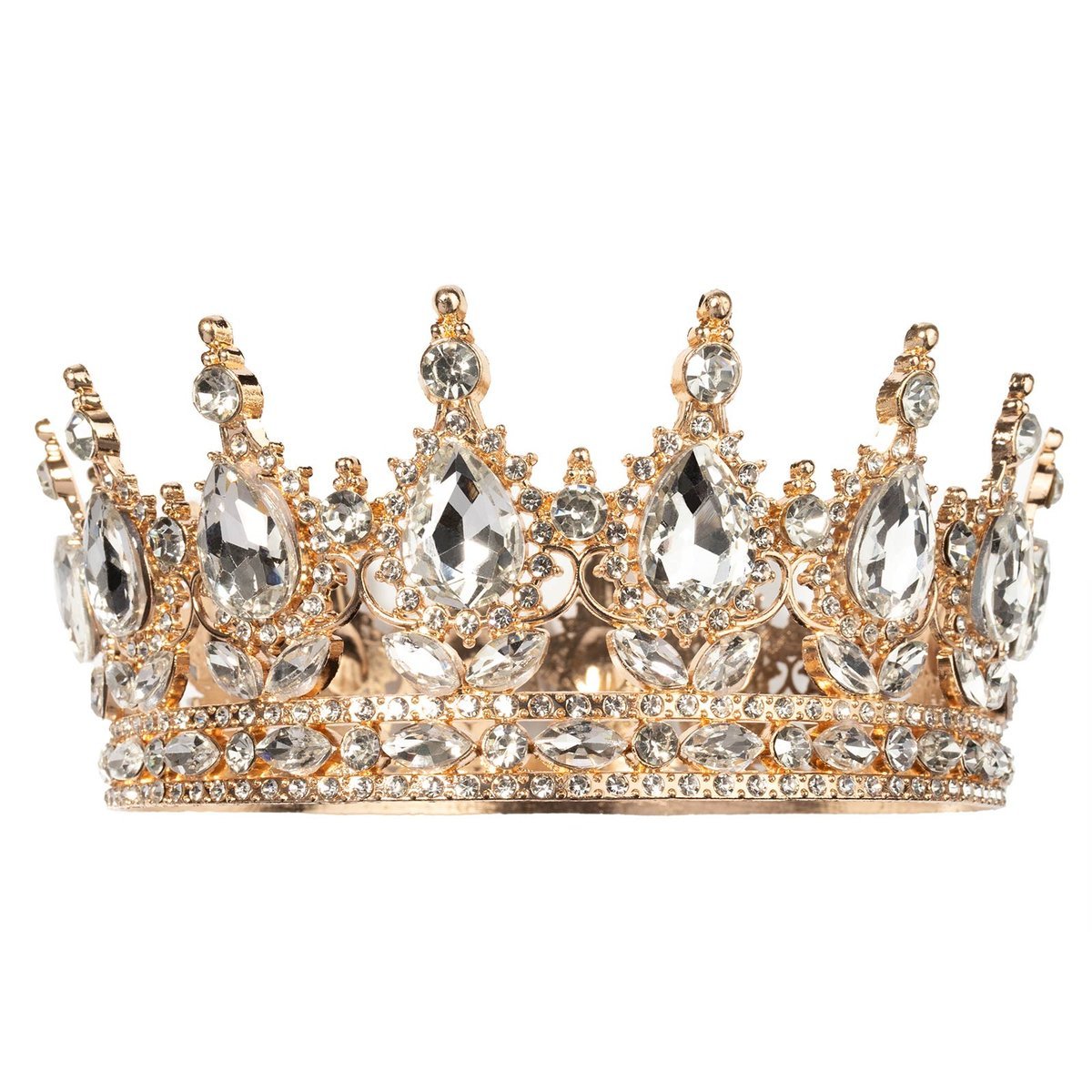 KORONA ŚLUB ozdoba do włosów diadem ŚLUBNY KRYSZTAŁY