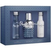 Zestawy perfum damskich - Zestaw kosmetyków Pepe Jeans Gift Set For Him Cocktail edition Woda toaletowa 30 ml + Żel pod prysznic 50 ml + Krem po goleniu 50 ml (8436581942095) - miniaturka - grafika 1