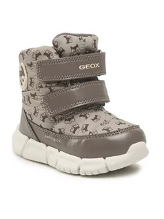 Buty dla dziewczynek - Geox Śniegowce B Flexyper G.B Abx B B043QB 0MNNF C5000 M Brązowy - grafika 1