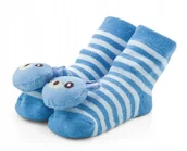 Skarpetki dla dzieci - Ciepłe bawełniane skarpetki z grzechotką r 1-2 lat - miniaturka - grafika 1