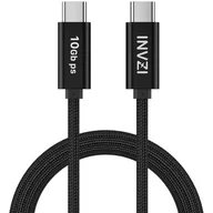 Kable - Kabel USB-C / USB 3.2 Gen2 100W 10Gbps, 2m (czarny) - miniaturka - grafika 1